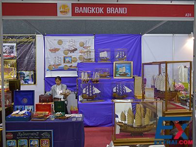 泰国木船模型参展2014年东盟曼谷中国进出口商品展览会