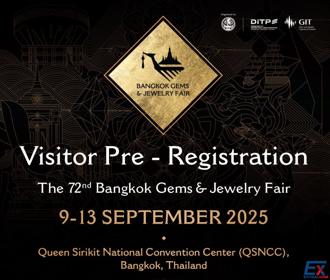 2025年9月9日-13日 第72届曼谷国际珠宝展